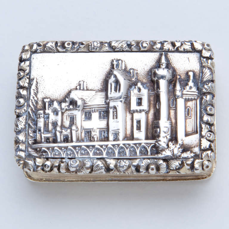 Sterling Silver Castle Vinaigrette