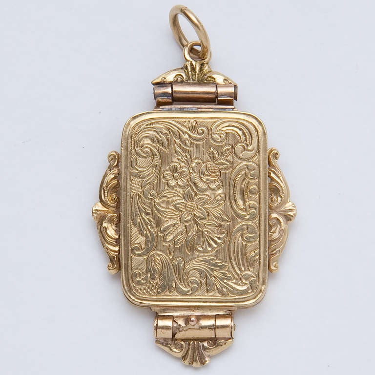 French 18kt Gold Parisian Vinaigrette For Sale