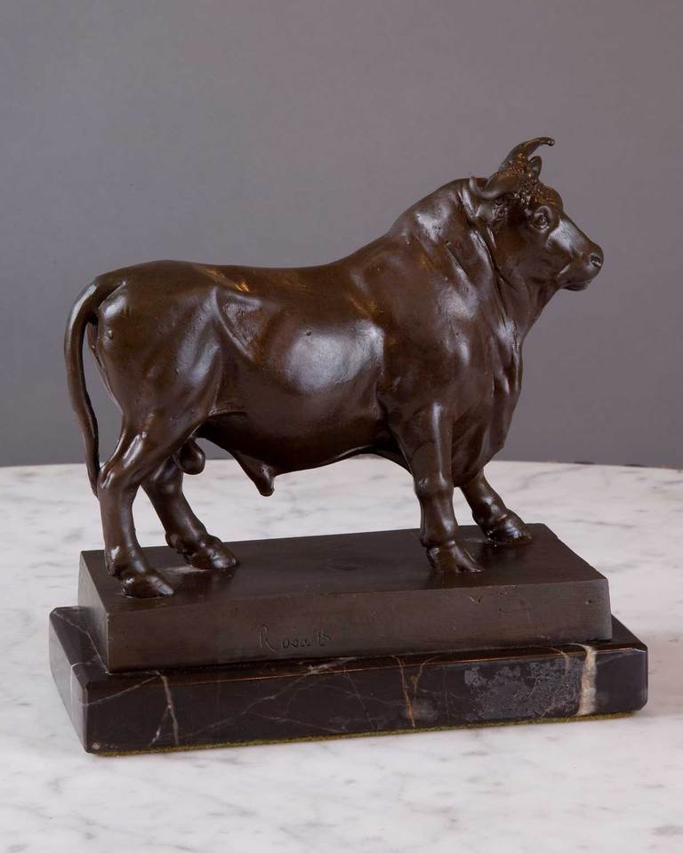 19th French Bronze of A Walking Bull by Rosa Bonheur