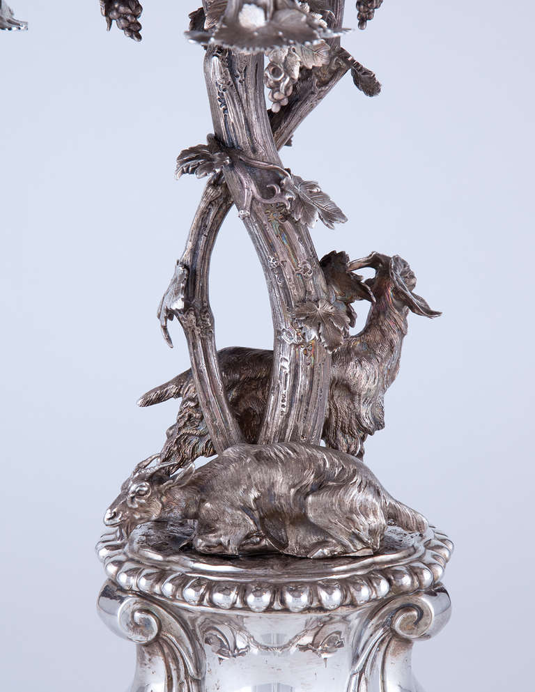 19th Century Epergne and Candelabra For Sale 1