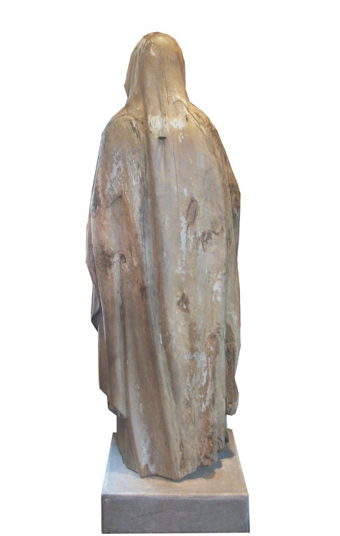 Life Size Carved Scultpure Our Lady of Lourdes 1