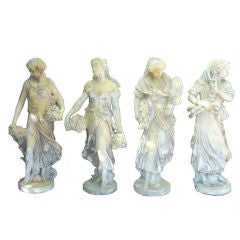 Four Life Size Statues of the Four Seasons
