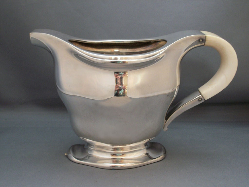 Art Deco Continental Silver coffee and tea service 4