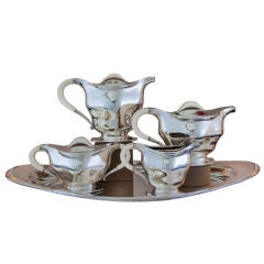 Art Deco Continental Silver coffee and tea service