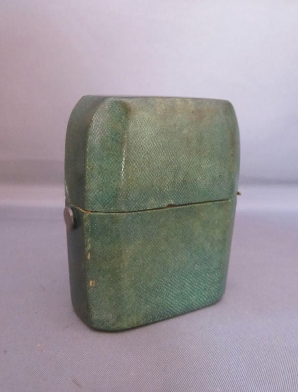 18th Century and Earlier Fine French Napoleonic Shagreen Necessarie Etui For Sale