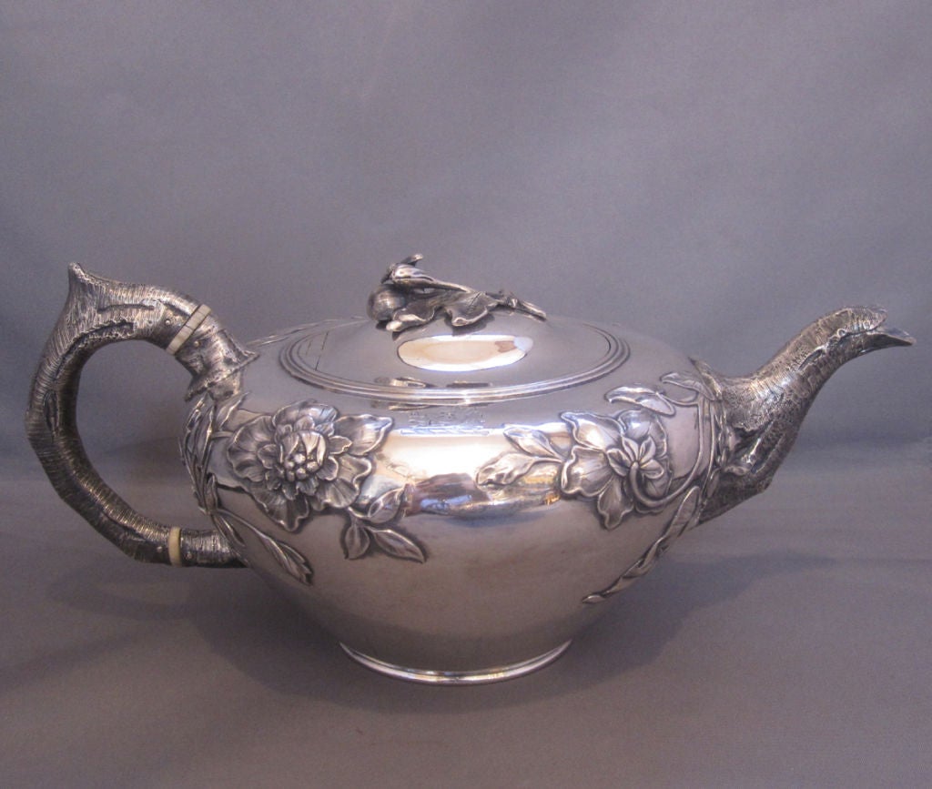 19th Century Four-Piece Tea & Coffee Service by John Figg For Sale