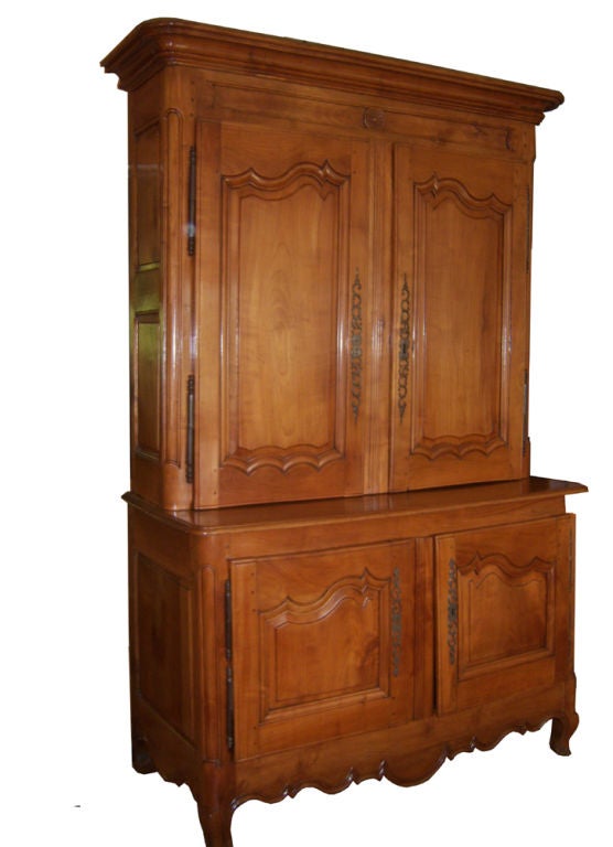 Handcrafted Cherrywood Buffet Deux Corps