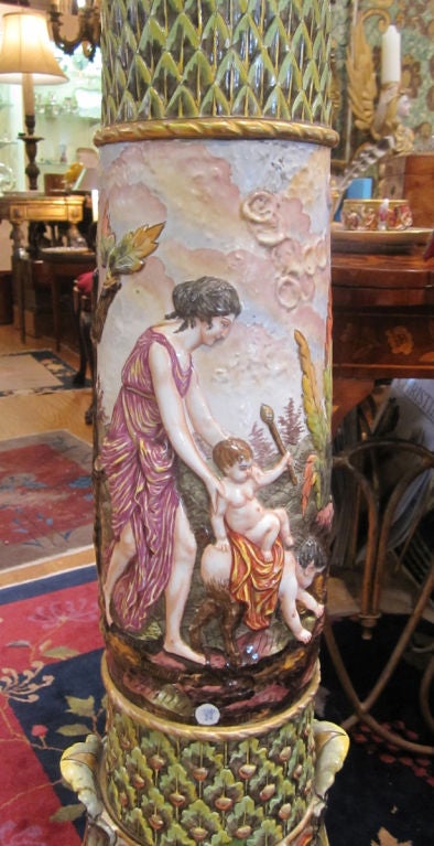 20th Century Capo de monte Pedestal