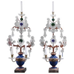 Pair of 19th Century Venetian Three-Light Girandoles
