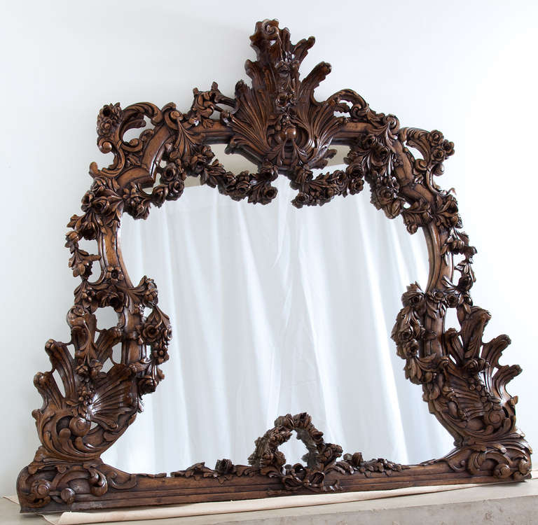 19th Century French Carved Mirror