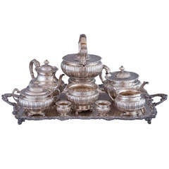 Antique Eight-Piece Tea and Coffee Service by Frank Whiting