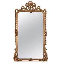 19th Century French Gilt Wood Mirror