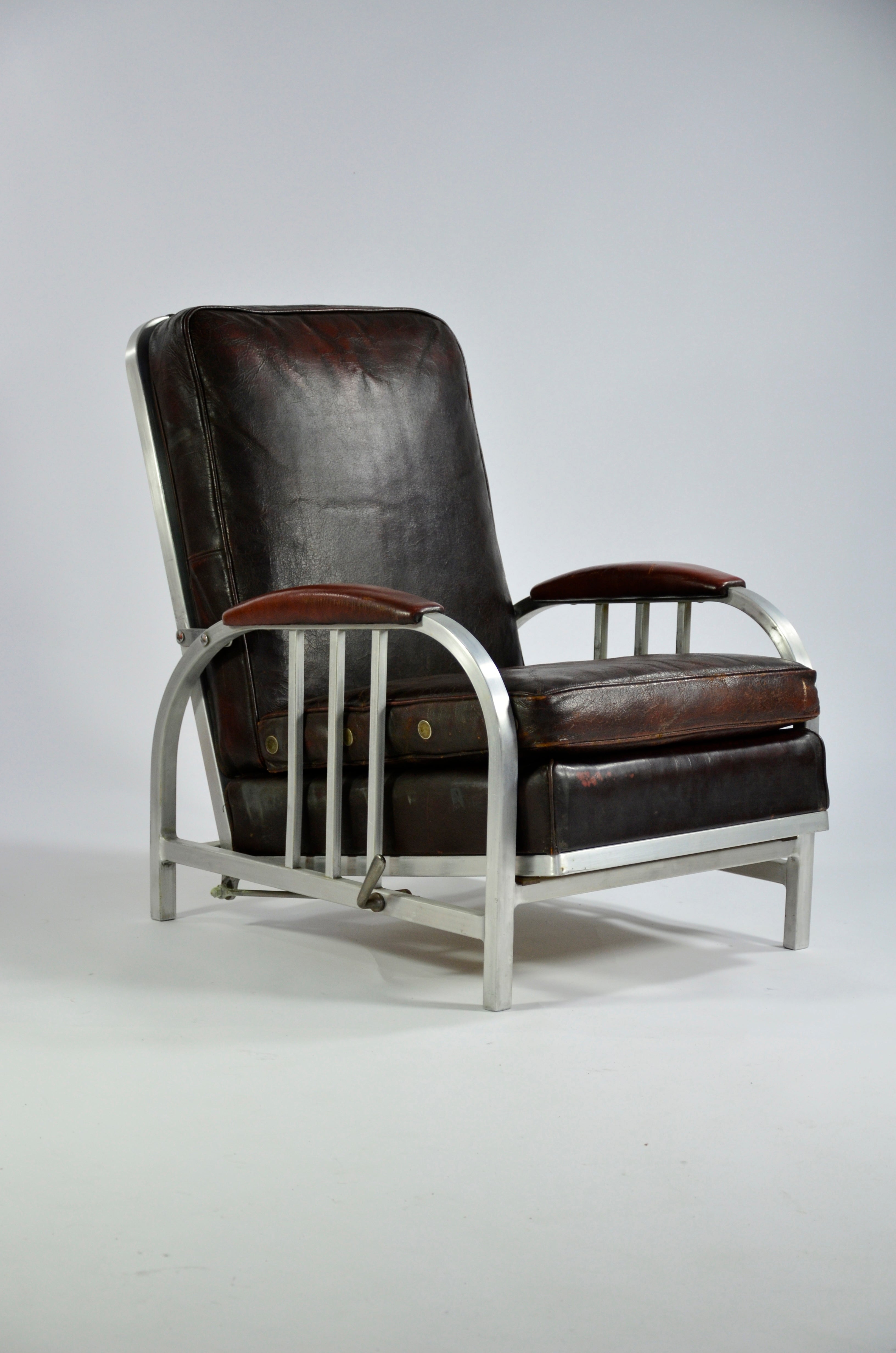 Art Deco Reclining Lounge Chair by Goodform
