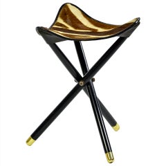 African Zebra Safari Stool