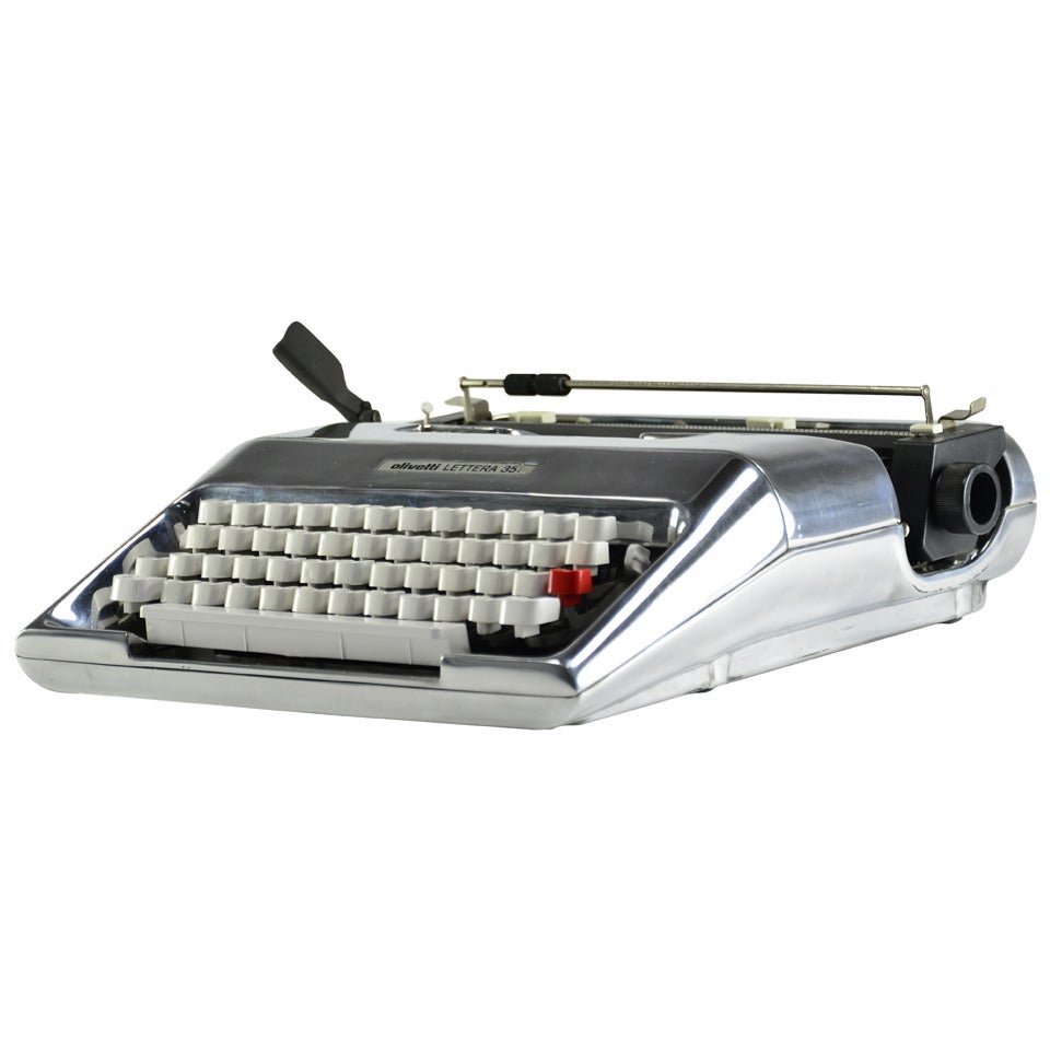 Gleaming Olivetti Lettera 35