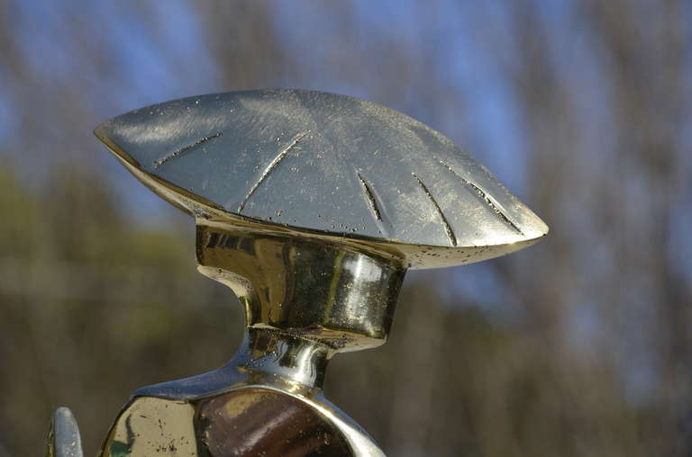 Mid-20th Century Brass Geisha Statue