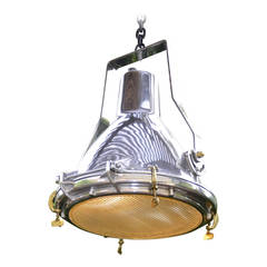 Vintage Massive Industrial Crouse Hinds Pendant Lamp