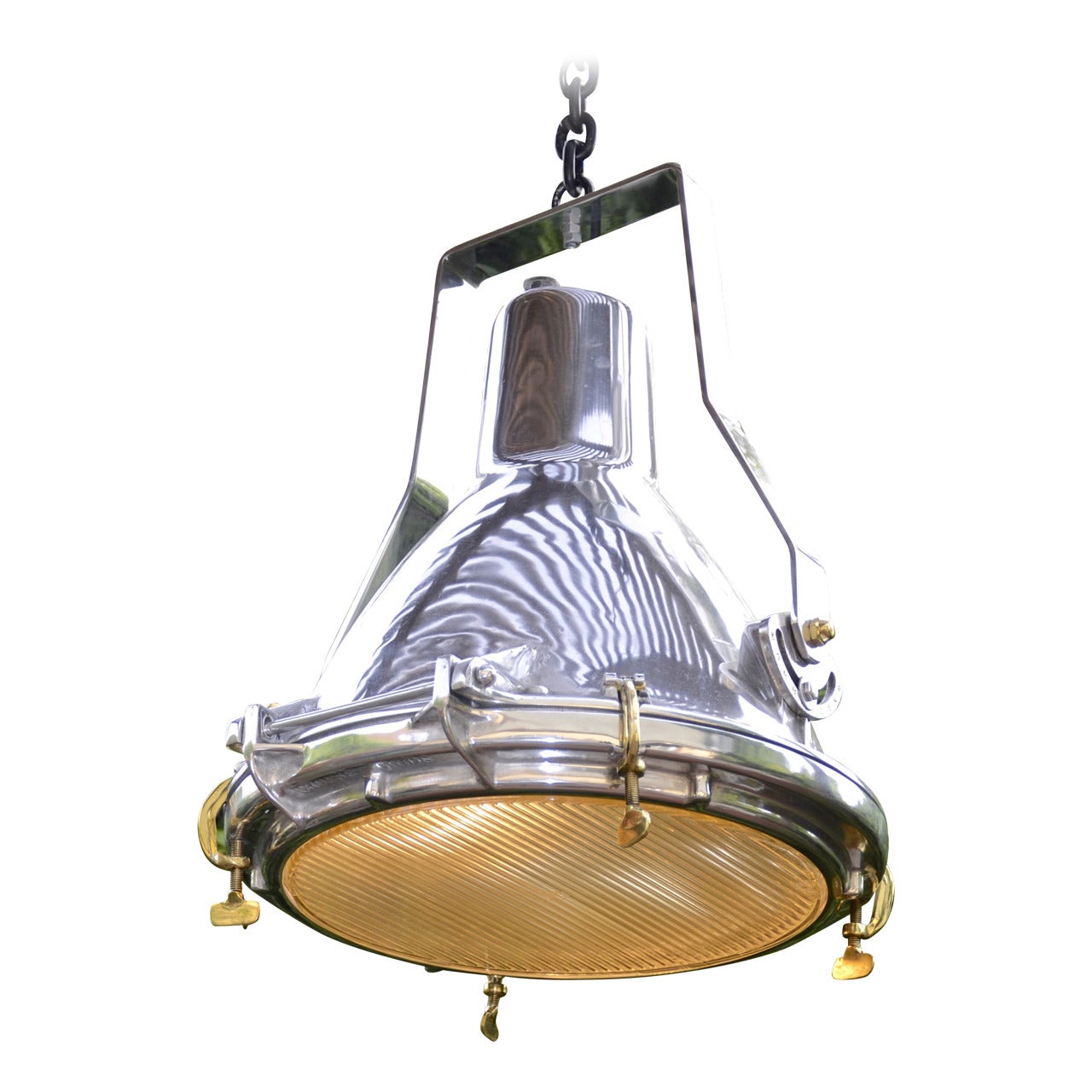 Massive Industrial Crouse Hinds Pendant Lamp