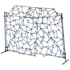 Sculptural Metal Fireplace Screen by Bruce Fergerson