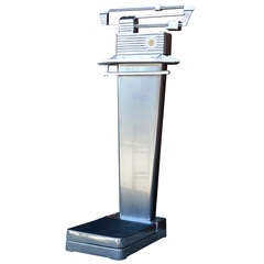 Vintage Polished Steel and Aluminum Scale by Fairbanks-Morse
