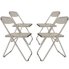 Set of 4 Plia Folding Chairs