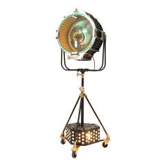 Vintage Golden Age Hollywood Laco Stage Light with Starlight Base
