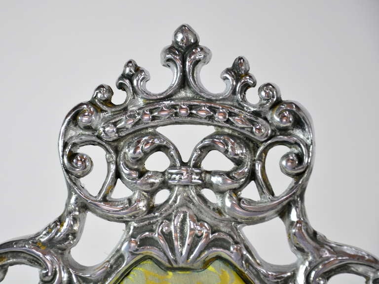 Cast Aluminum Italian Baroque Style Headboard 2