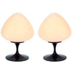 A Pair of Acorn Laurel Lamps