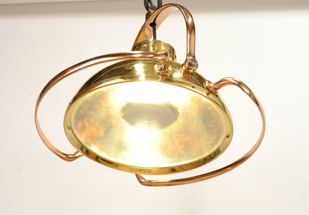 Brass and Copper Dental Surgical Lamp