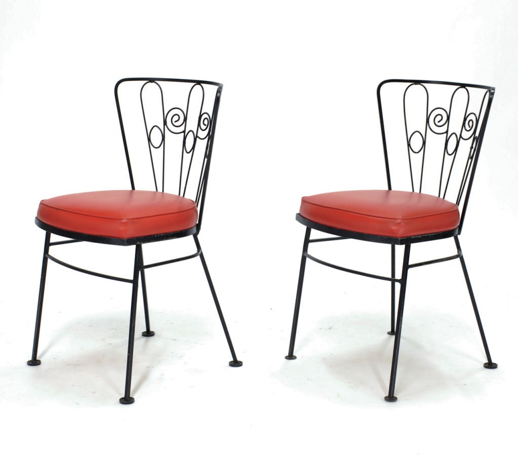 Iron Cafe Chairs 5