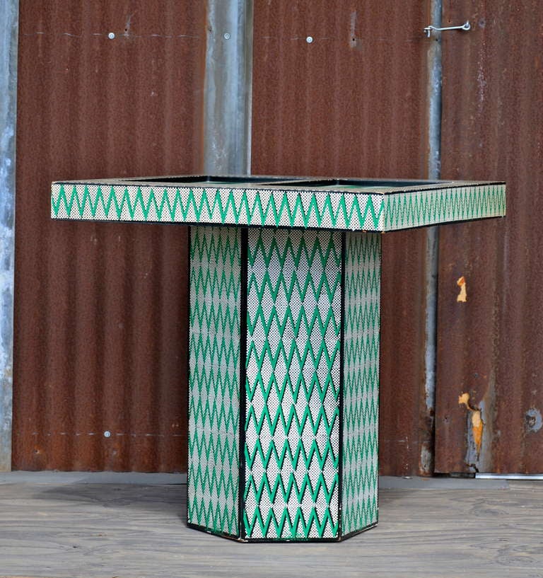 Islamic Chic Lacquered Backgammon Table