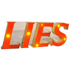 Illuminated Letter Sign