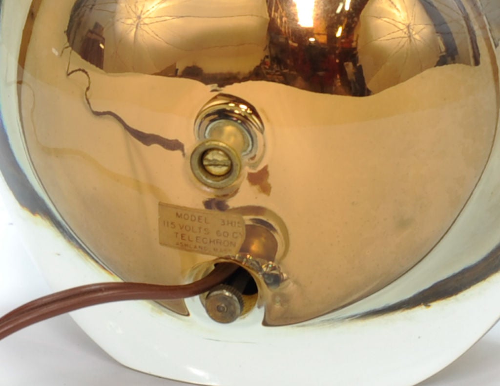 Telechron  Deco Style Glass Clock 2