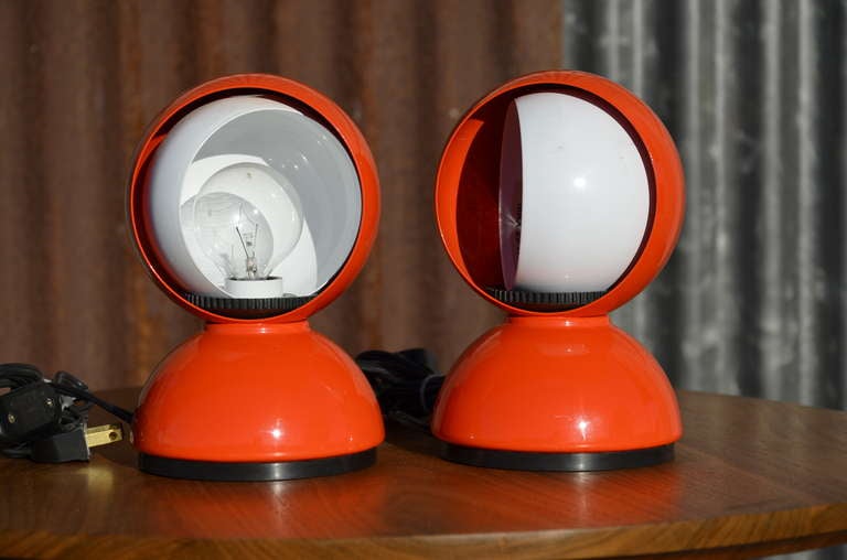 Pair of Diminutive Lamps by Vico Magistretti for Artemide