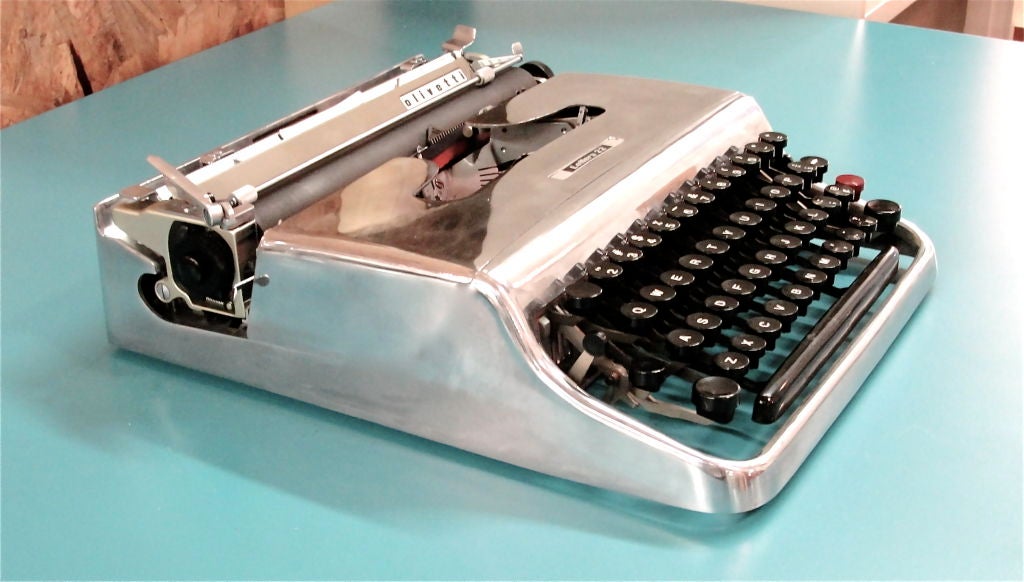 Exceptionally beautiful Italian made typewriter. This machine is freshly polished,
with the innards professionally cleaned and serviced.
Please feel free to contact me directly for best pricing and shipping options.