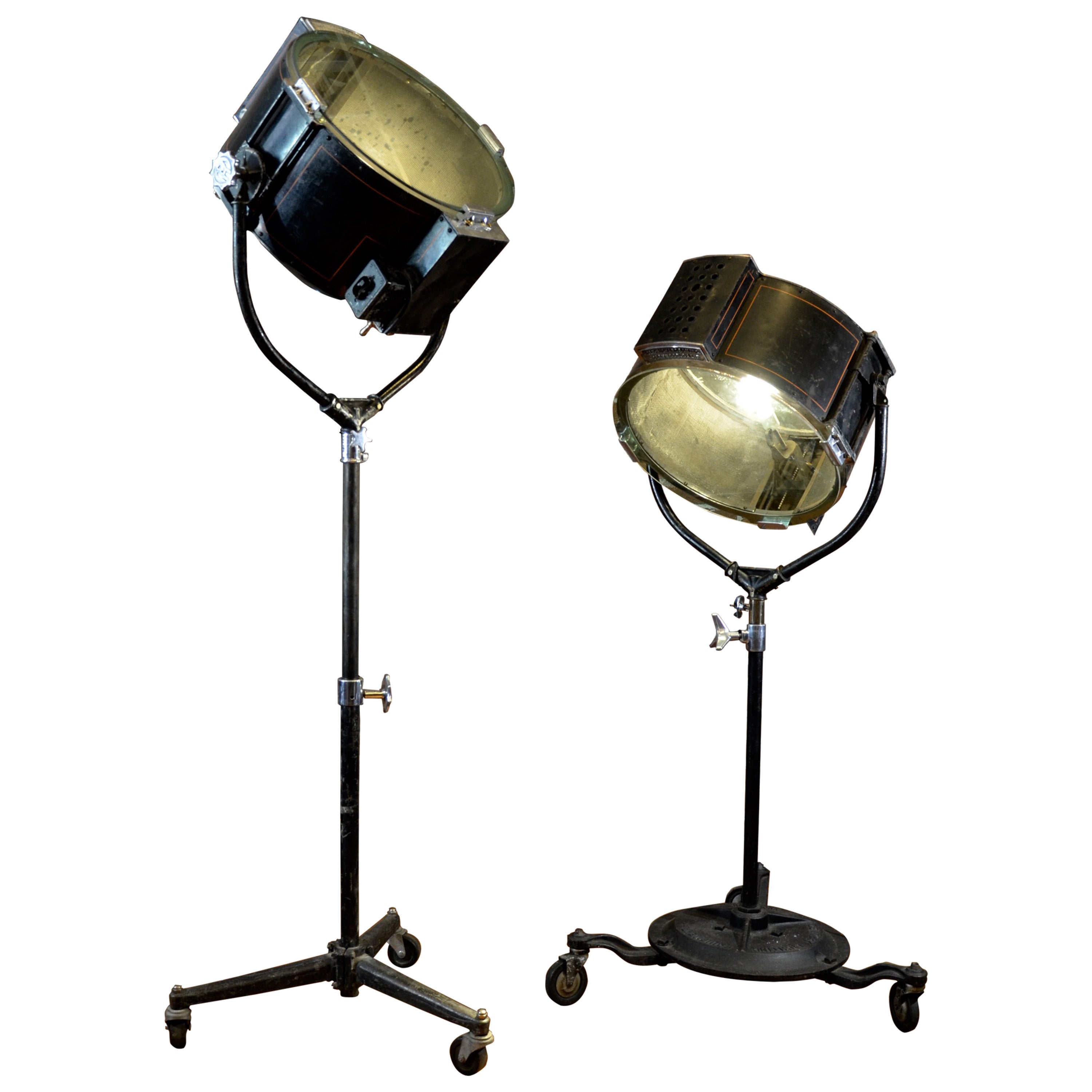 Pair of Vintage Mole Richardson Stage Lights