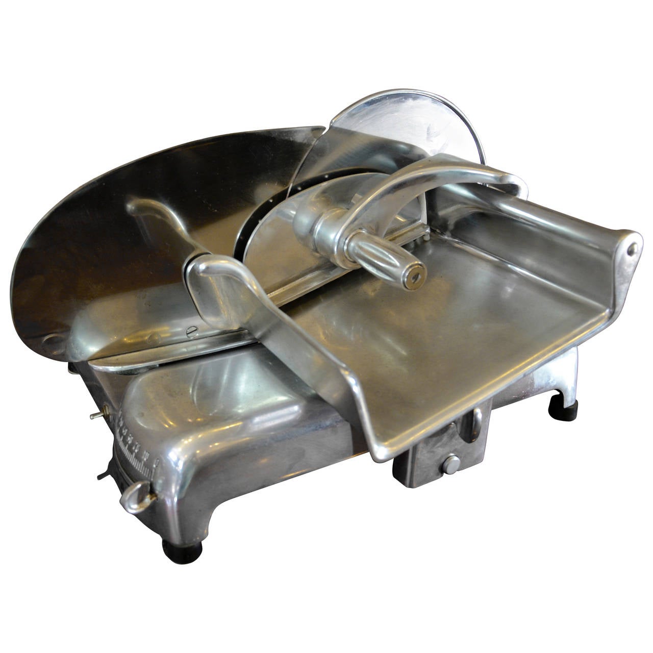 Hobart Model 410 Streamliner Slicer Polished Aluminum at 1stdibs