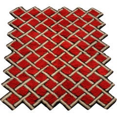 Chic Diamond Pattern Rug