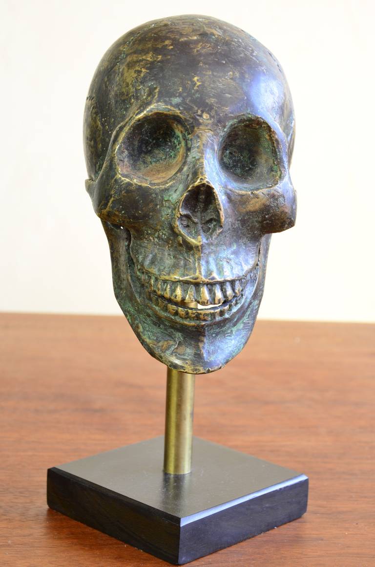 Diminutive yet powerful, this table top sculpture is the right conversation piece for Halloween.
Please feel free to contact me directly for best pricing and shipping options.
