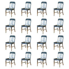 Set of 16 General Fireproofing Side Chairs
