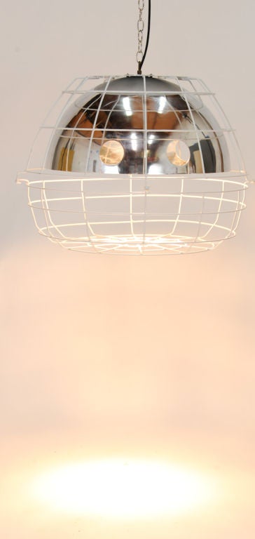 Straight from Space Odessy 2001 are these UFO Chandeliers.  The total drop is 41