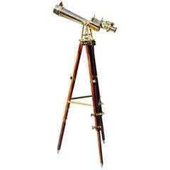 WWII Navy Brass Telescope by W. 
L.E. Gurley