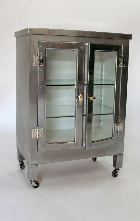 American Petite Steel Medical Cabinet
