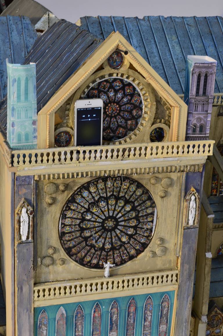 Late 20th Century Large-Scale Model of Notre Dame de Paris
