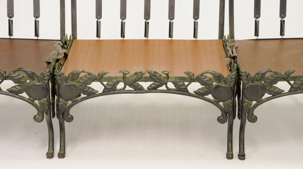 Mid-20th Century Iron Patio Sofa