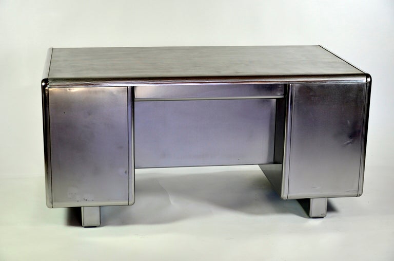 Steel Executive Desk by Yawman and Erbe 2