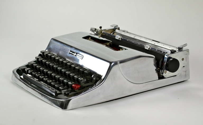 Exceptionally beautiful Italian designed typewriter.
Please feel free to contact me directly for best pricing and shipping options.