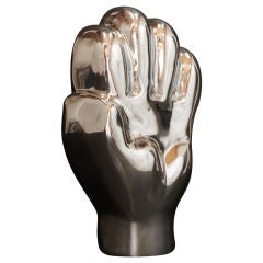 Vintage Give Me Five Aluminum Clown's Hand