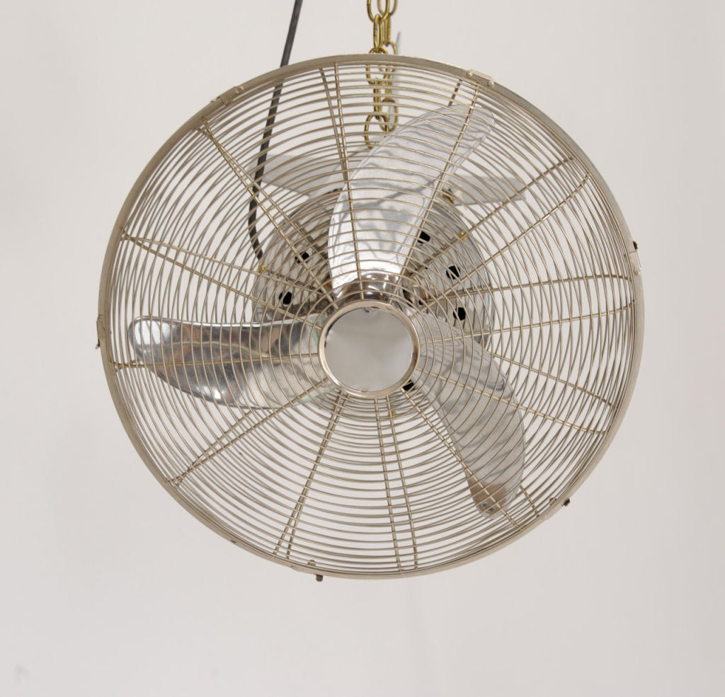 Mid-20th Century Dual Speed Flying Ceiling Fan