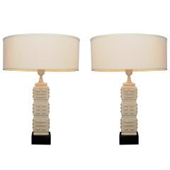 A Pair of Chinose Porcelain Lamps